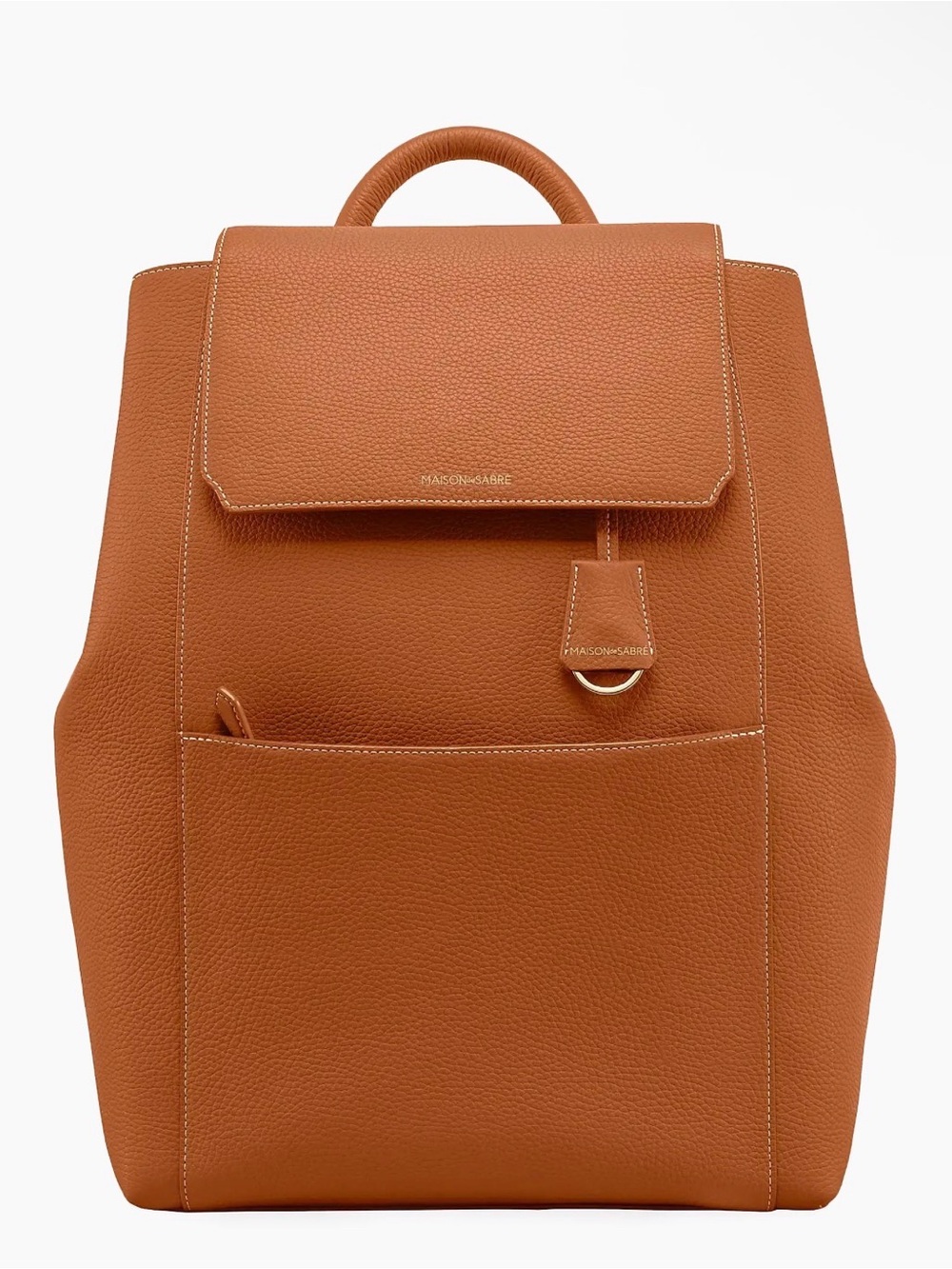 Maison de Sabre Tan Leather Backpack